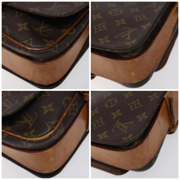 LOUIS VUITTON Monogram Cartouchiere MM Shoulder Bag M51253 LV Auth 123706 - Picture 14 of 16